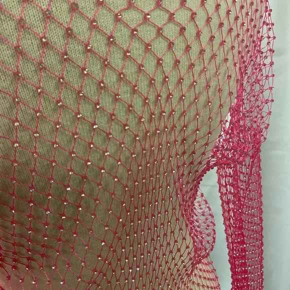 Superdown Karolie Sheer Rhinestone Top - with blemish - Picture 7 of 7